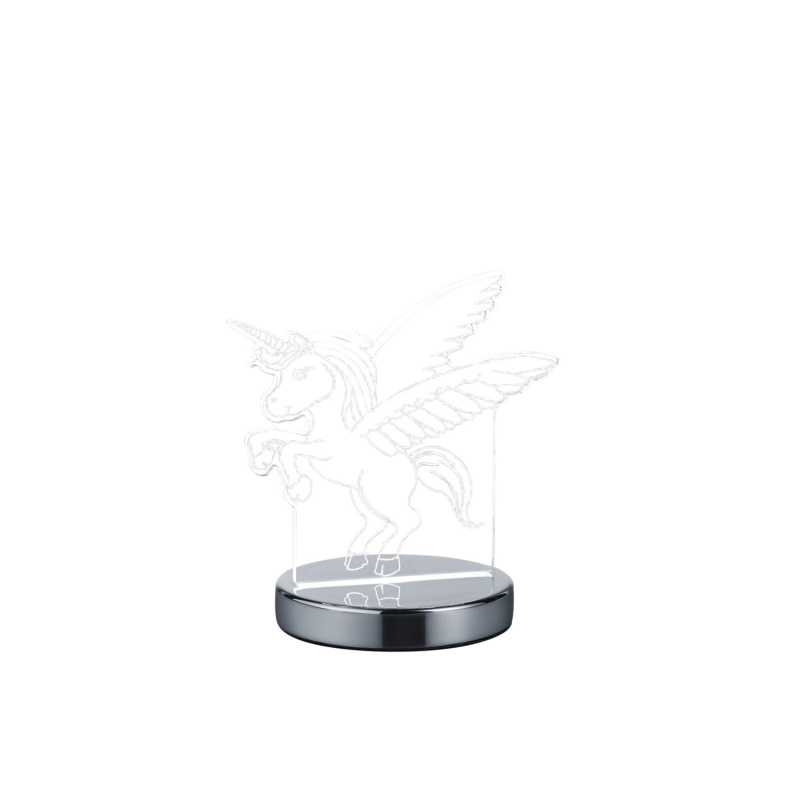 Reality Karo led stolní lampa chrom r52491106 RER52491106