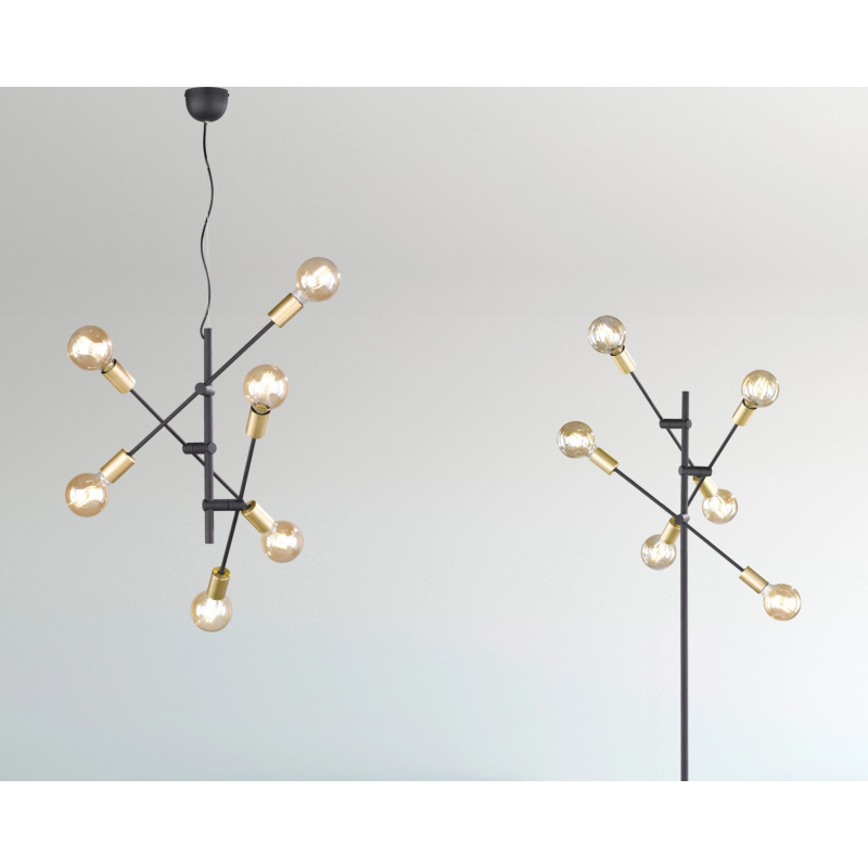 Trio Cross stropní osvětlení černá tr 606700632 TR606700632