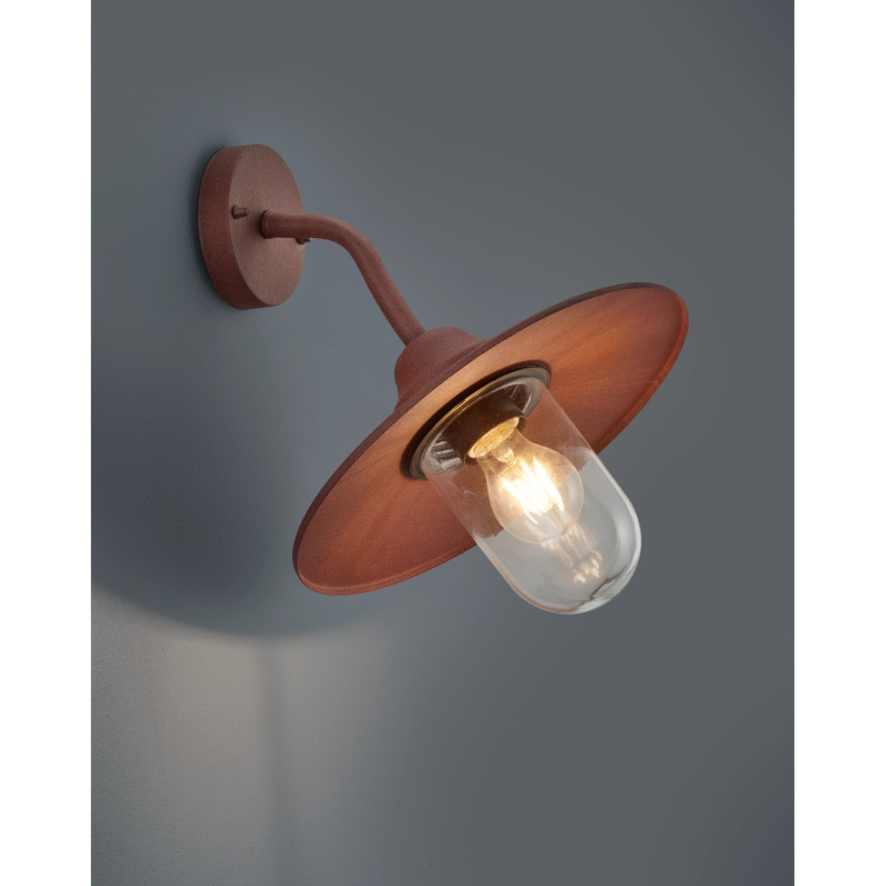 Trio Brenta nástěnná lampa rusty 201760124 TR201760124
