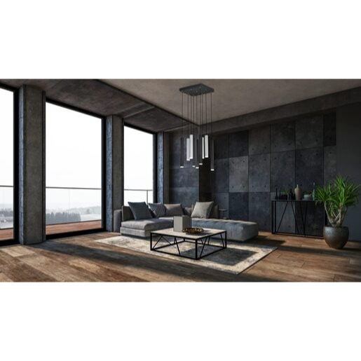 LED závěsné osvětlení Cinque Civeto černá 373510932