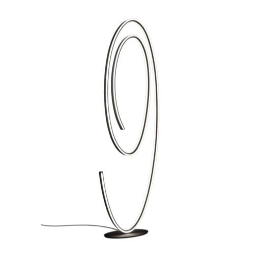 LED stojací lampa Cinque Ciola černá 477210132