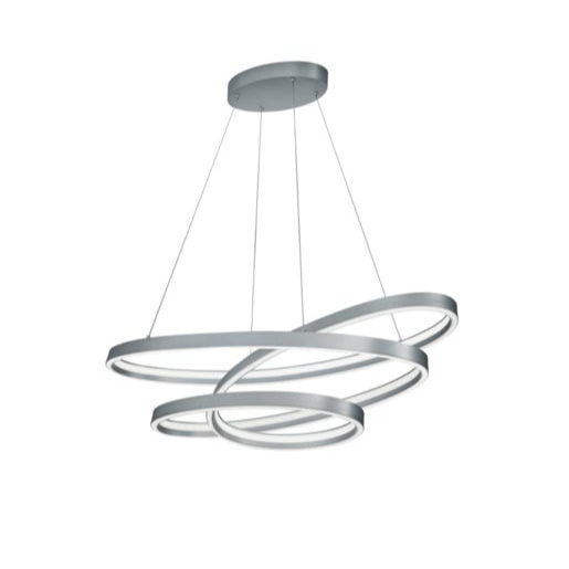 LED závěsné osvětlení Cinque Ciola nikl 377210107