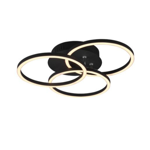 Reality Circle led stropní osvětlení černá r62823132 RER62823132