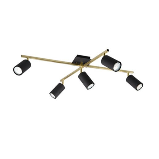 Trio Marley stropní osvětlení černá 612400580 TR612400580