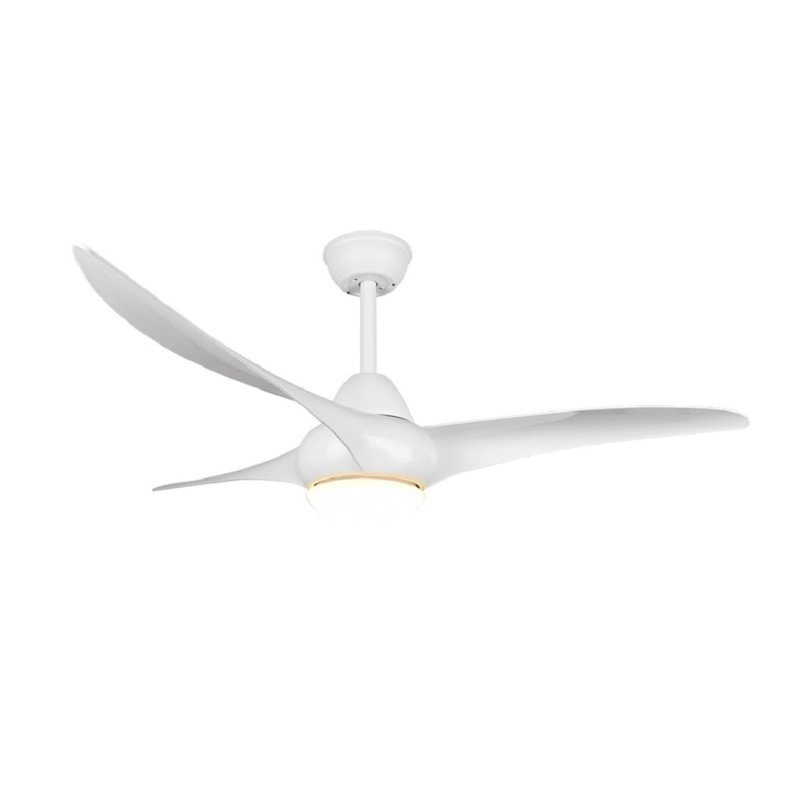 Reality Stropní LED svítidlo Alesund s ventilátorem bílé matné, pr. 115 cm