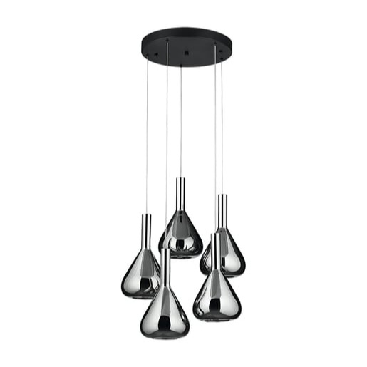 LED závěsné osvětlení Cinque Cipera černá 345030532