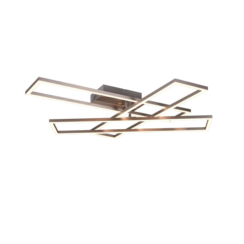 REALITY LED stropní svítidlo CORSO mat.nikl 36W 4600lm 2700-6000K 66 x 10 x 60cm
