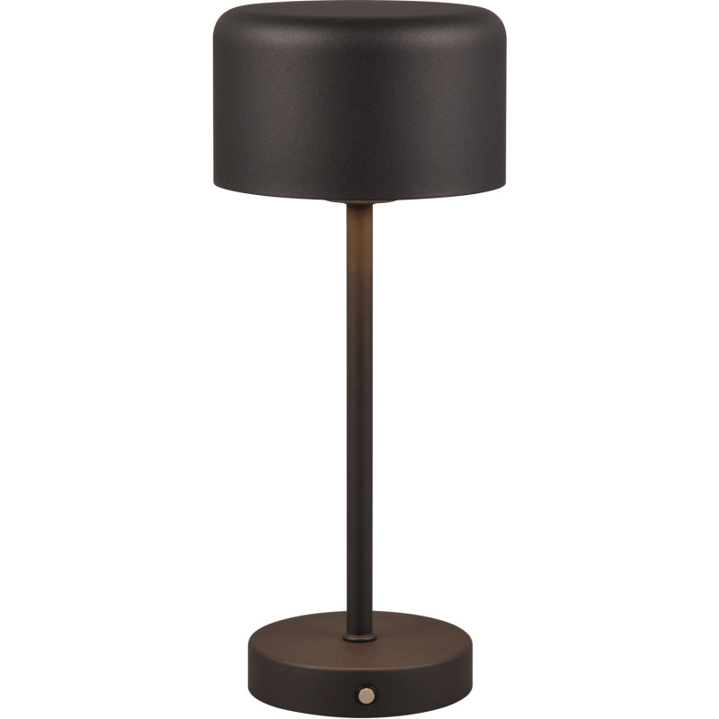 Reality LED stolní lampa JEFF černá matná 15 W 120 lm 3000 K pr. 12,6 x 30 cm