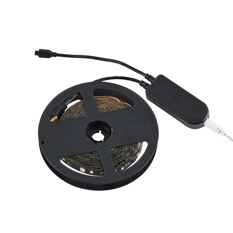 Reality RACER led páska černá plast r65555102 RER65555102