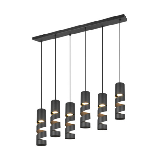 Trio Stream závěsné světlo černá 364000632 TR364000632