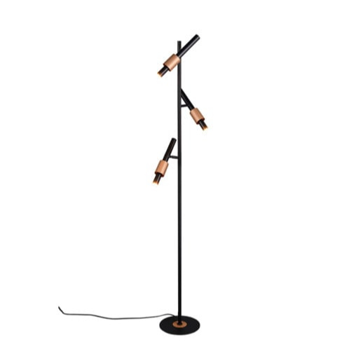 Stojací lampa Trio Select Ikaris černá 455310332