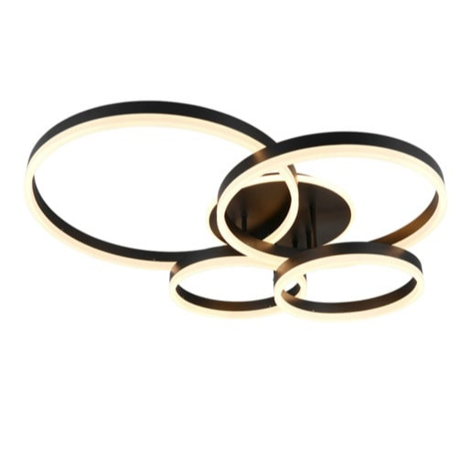 Trio Drake stropní světlo černá 632210432 TR632210432