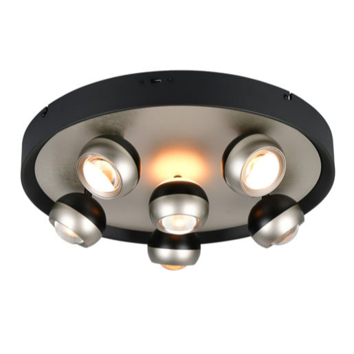 Stropní světlo Trio Select Orbit nikl 644410607