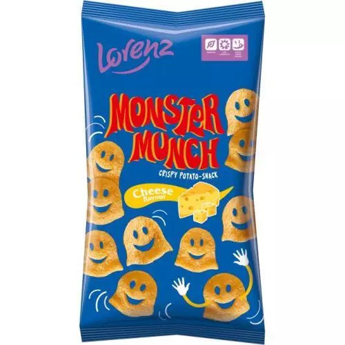 Lorenz Monster Munch Original - bramborové lupínky - sýr, 75 g