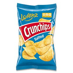 Lorenz Crunchips - bramborové lupínky - solené, 75 g