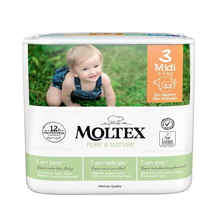 Moltex Plenky Pure & Nature Midi 4-9 kg  (33 ks)