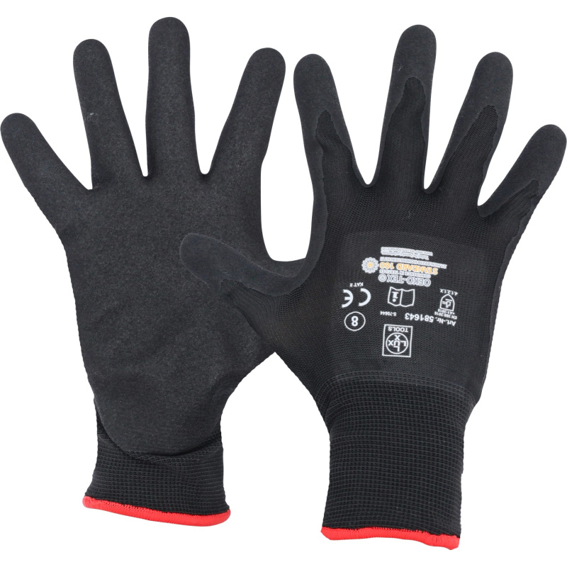 LUX Pracovní rukavice, zelené, vel. 10