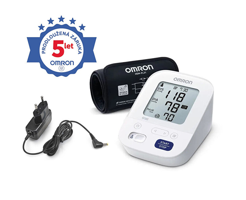 OMRON M3 Comfort tonometr 2020 + adaptér