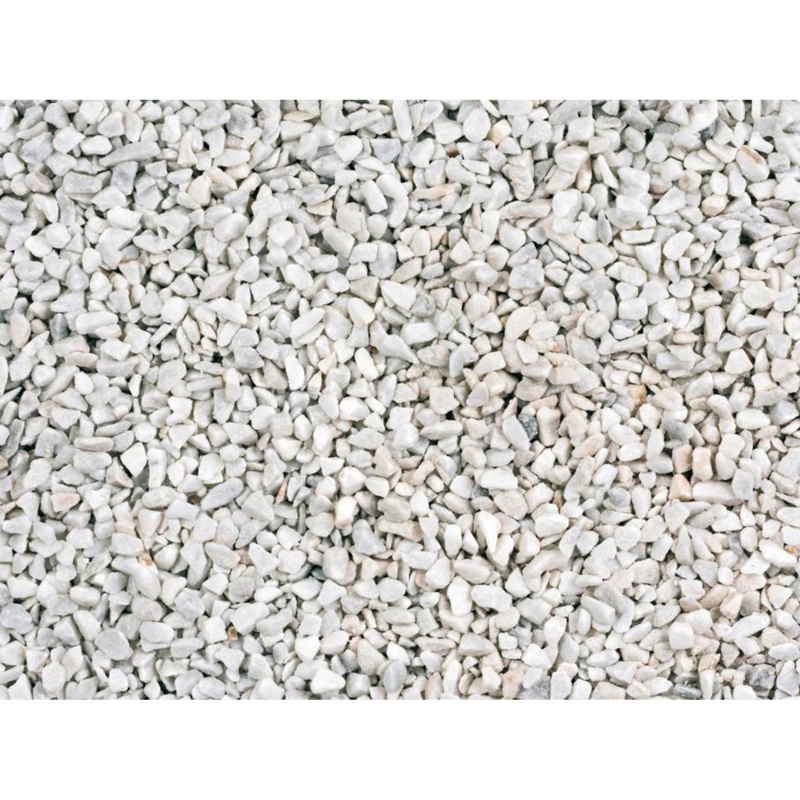WECO Mramorová drť "Carrara" bílá, 9-12 mm, 15 kg
