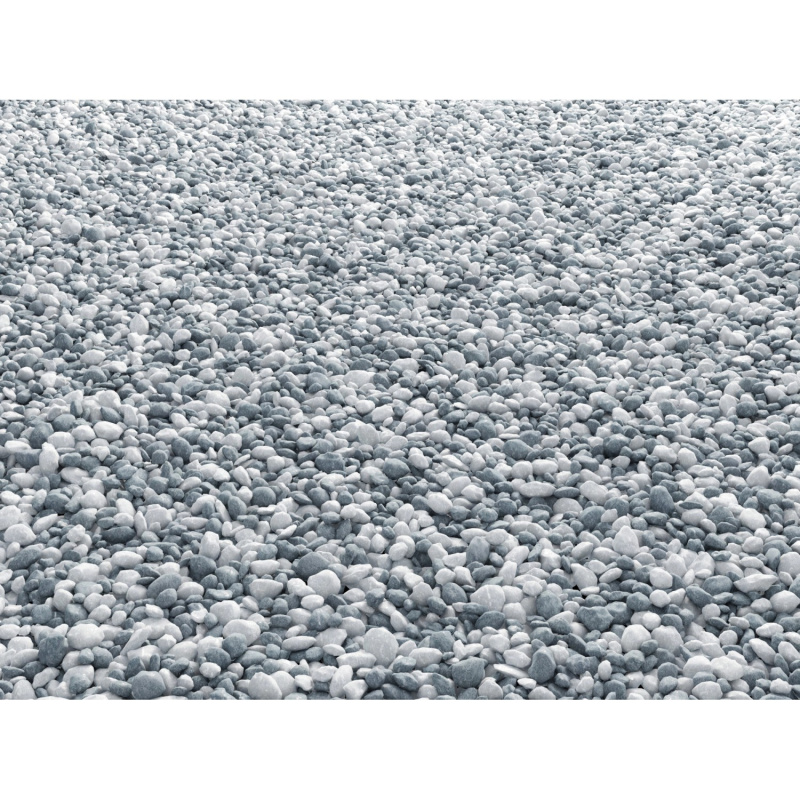 WECO Zahradní drť černá-bílá, 8-12 mm, 15 kg/pytel