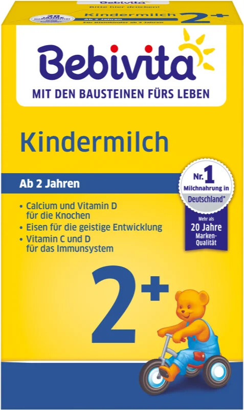 BEBIVITA Junior 2+ mléčný nápoj od uk.24m 500 g