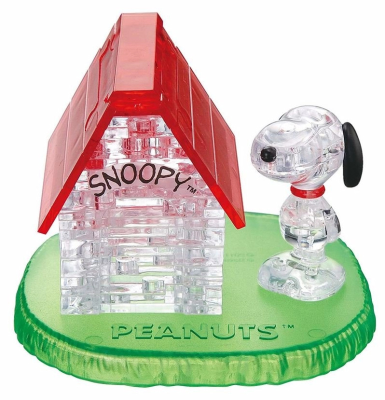 HCM KINZEL 3D Crystal puzzle Snoopy a domek 50 dílků