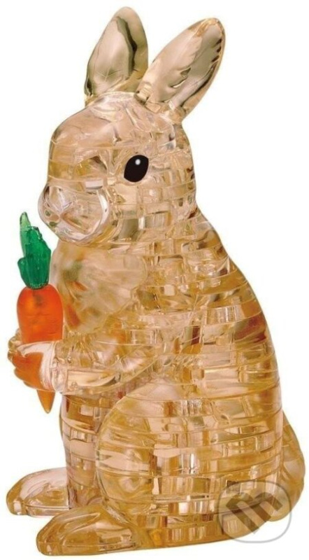 HCM KINZEL 3D Crystal puzzle Zajíc 41 dílků