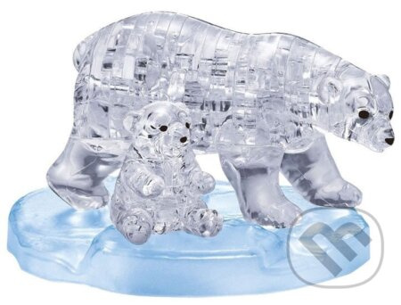 Betexa Lední medvědice s mládětem - 3D Krystal puzzle