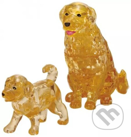 Betexa Retrívr s mládětem - 3D Krystal puzzle