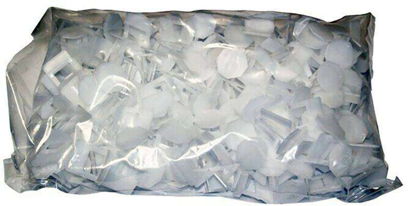 Nivelační spony Heka Nivofix pro šířku spáry 2 mm / 3-12 mm / 250 ks / plast / bílá Varianta: ivi1