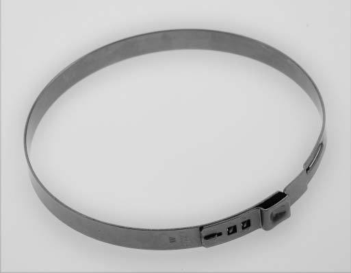 SPIDAN Hadicové spony nerezové, různé průměry, 1 ks Průměr: 107 mm