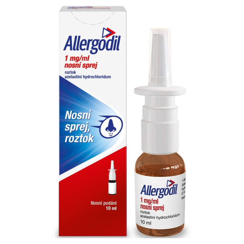 ALLERGODIL 1MG/ML Nosní sprej, roztok 1X10ML