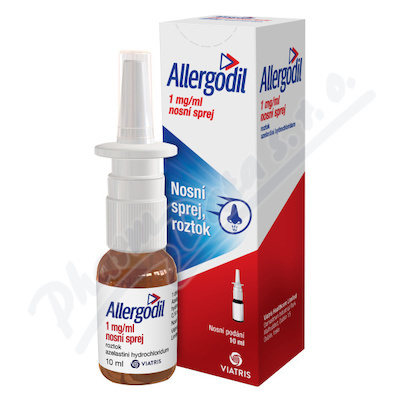 ALLERGODIL 1MG/ML Nosní sprej, roztok 1X10ML