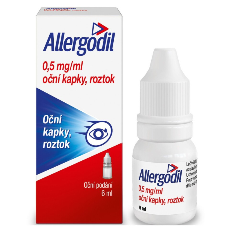 ALLERGODIL 0,5MG/ML Oční kapky, roztok 1X6ML