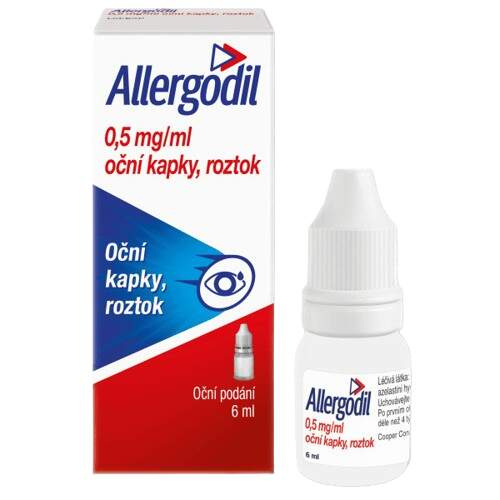 ALLERGODIL 0,5MG/ML Oční kapky, roztok 1X6ML