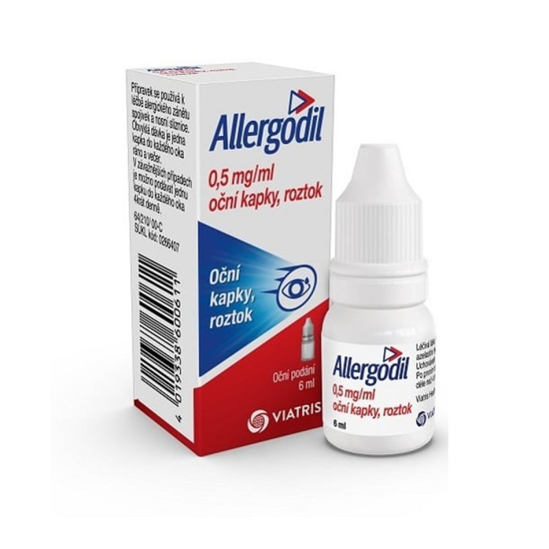 ALLERGODIL 0,5MG/ML Oční kapky, roztok 1X6ML