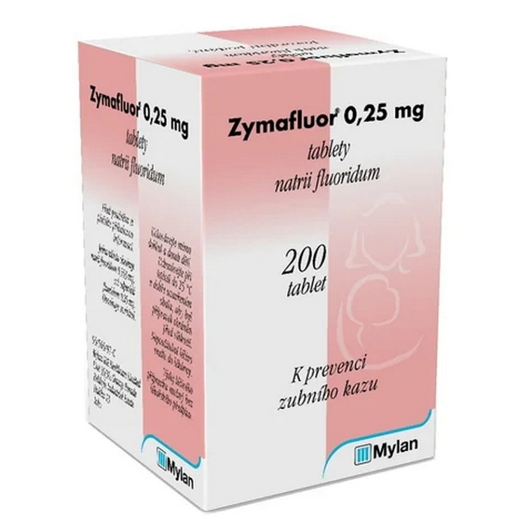 ZYMAFLUOR 0,25MG Tableta 200