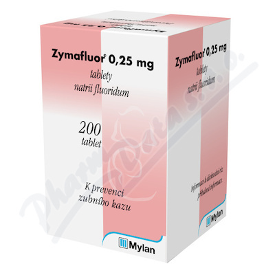 ZYMAFLUOR 0,25MG Tableta 200