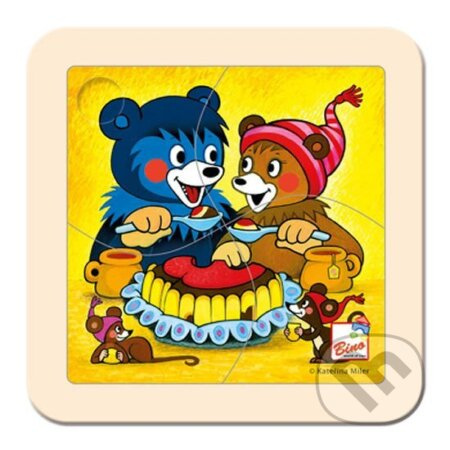 Baribal s dortem - puzzle z kategorie Maxi dílky
