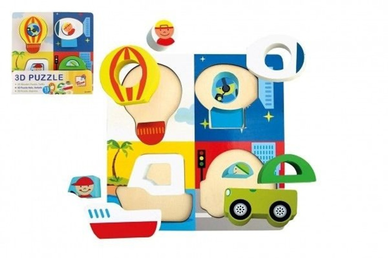Puzzle 3D - doprava - puzzle z kategorie Maxi dílky