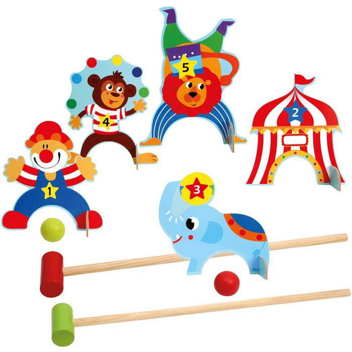Bino Dětská sada na kroket Cirkus