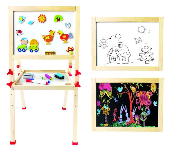 Bino Magnetická tabule oboustranná 65x45 cm