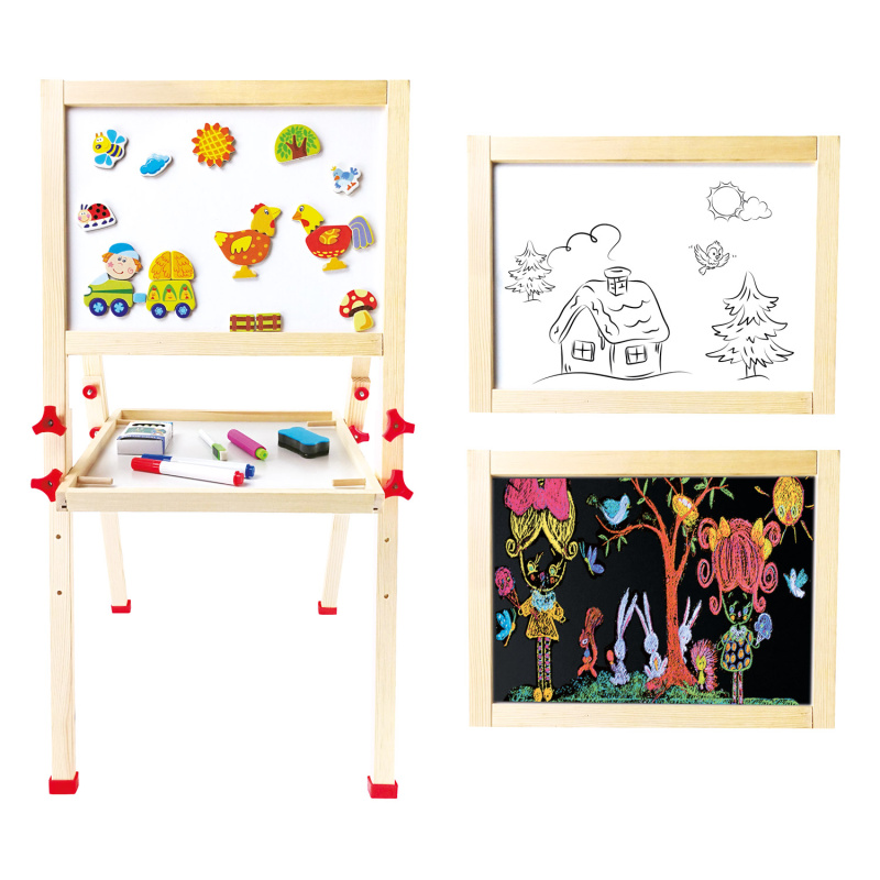 Bino Magnetická tabule oboustranná 65x45 cm