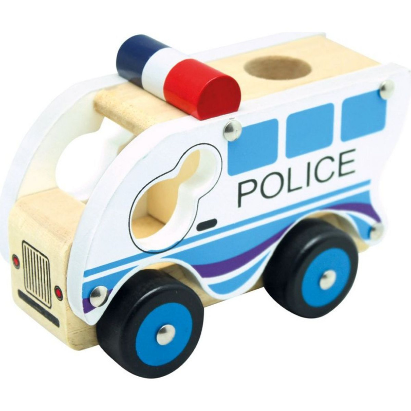 Bino Dřevěné auto policie