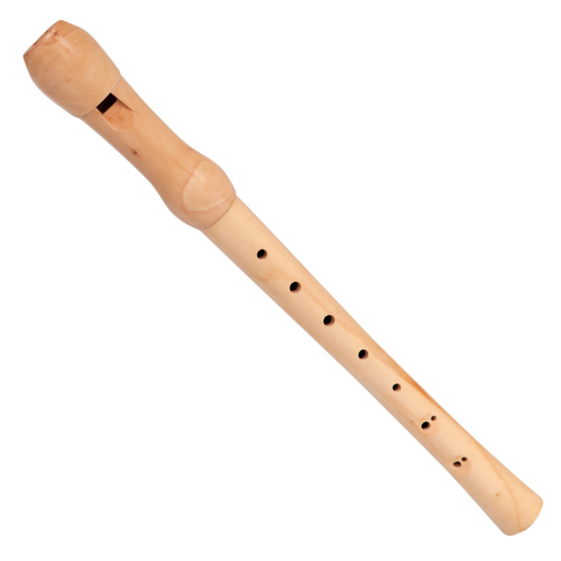 Bino dřevo flétna přírodní 32,5 cm