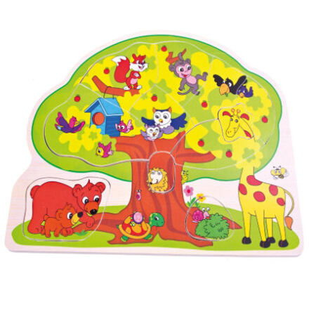 Bino Puzzle veselá zvířátka