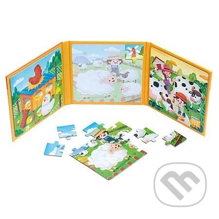 Magnetické puzzle 3v1 Farma - puzzle z kategorie Naučné puzzle