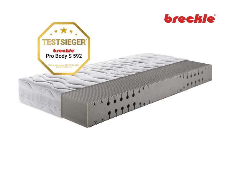 Breckle 7zónová matrace ze studené pěny Pro Body S 592 (80 X 200 CM, H2)