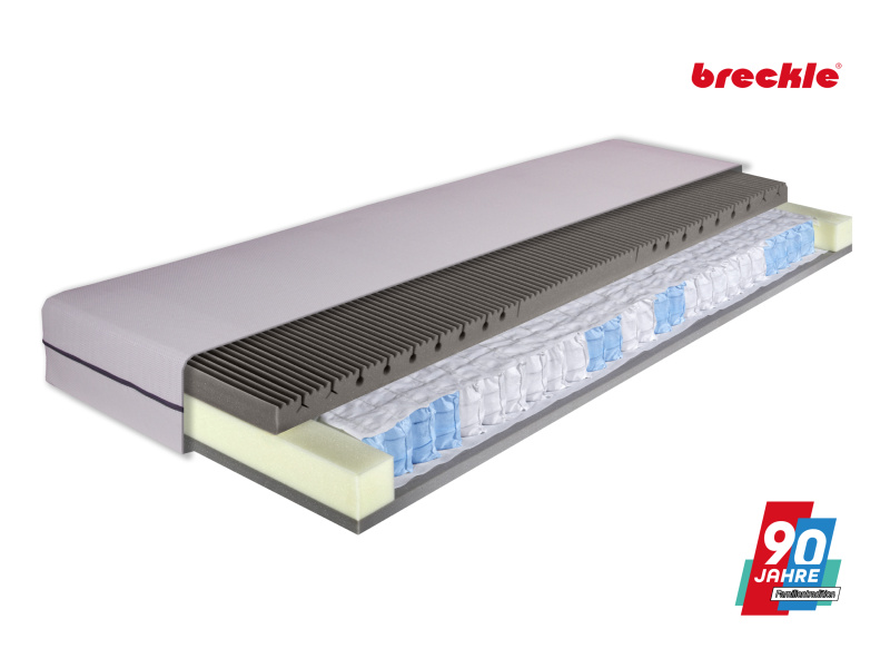 Breckle 7zónová taštičková matrace Pro Somna TFK (H3, 100 X 200 CM)