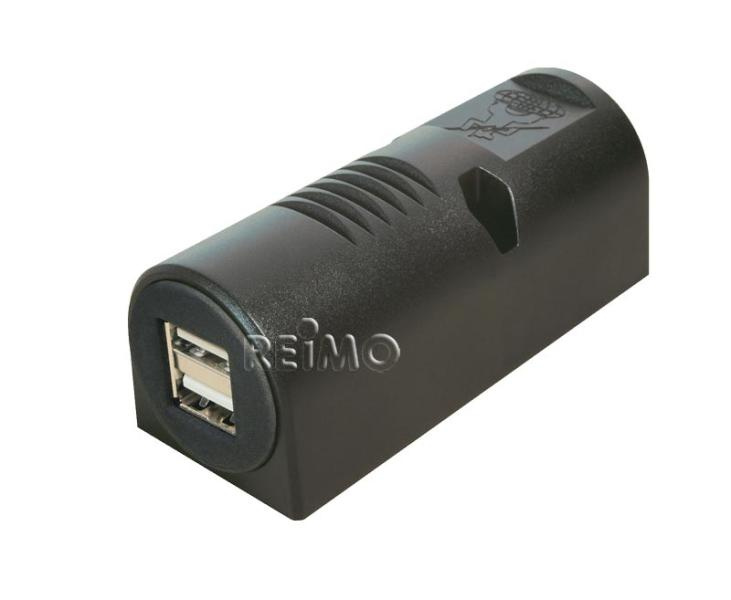 Pro Car Dvojitý USB nabíjecí konektor pro povrchovou montáž